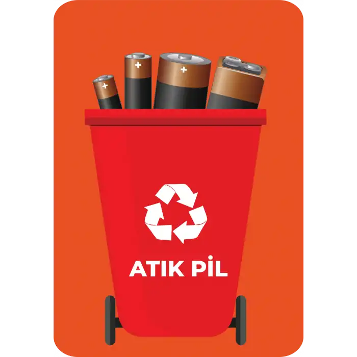 Geri Dönüşüm Kutusu Baskılı set