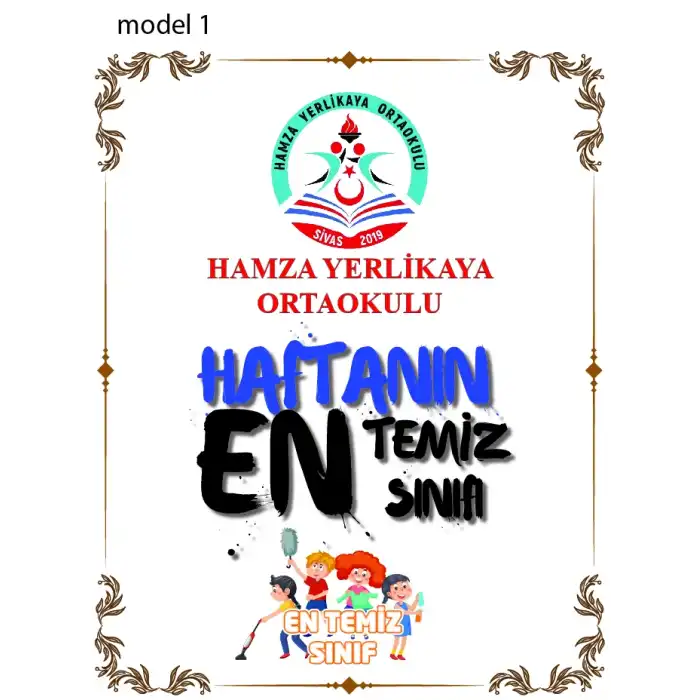 Haftanın En Temiz Sınıfı Plaketi