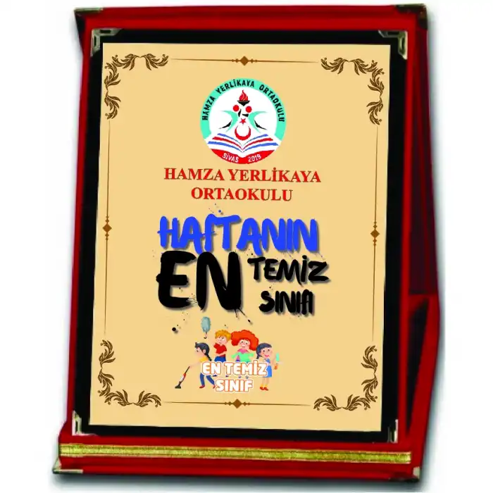 Haftanın En Temiz Sınıfı Plaketi
