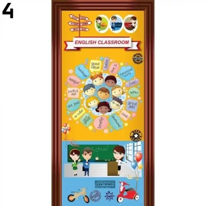 İngilizce Dersliği Kapı Giydirme