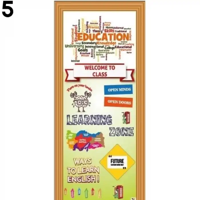 İngilizce Dersliği Kapı Giydirme