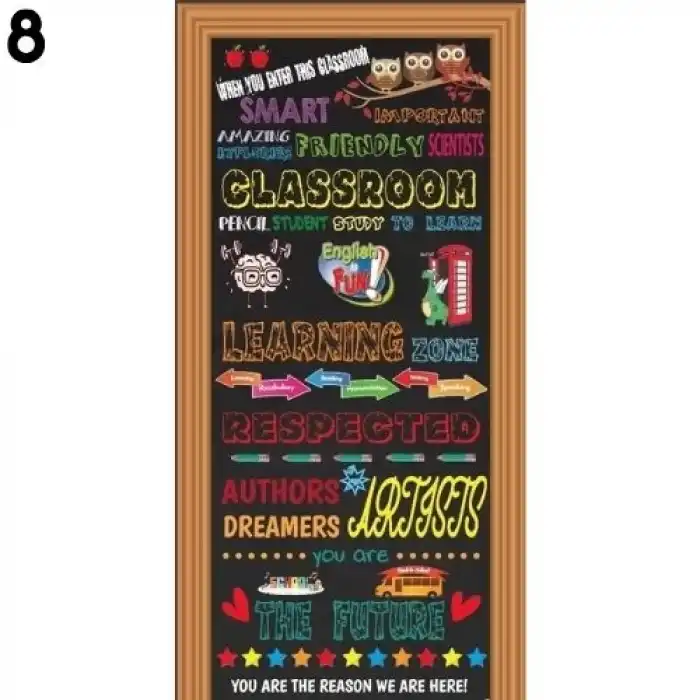 İngilizce Dersliği Kapı Giydirme