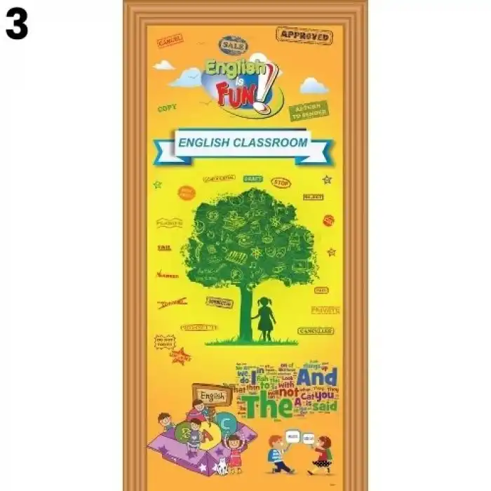 İngilizce Dersliği Kapı Giydirme