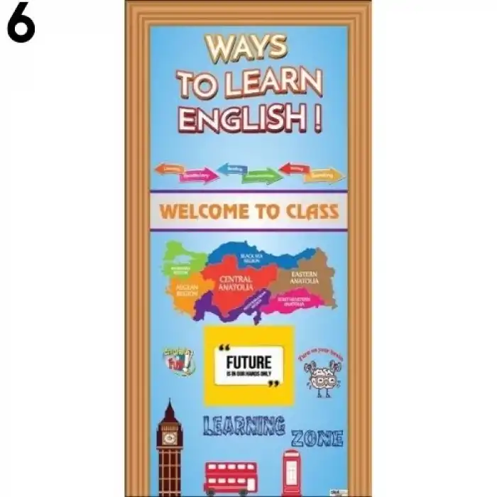 İngilizce Dersliği Kapı Giydirme