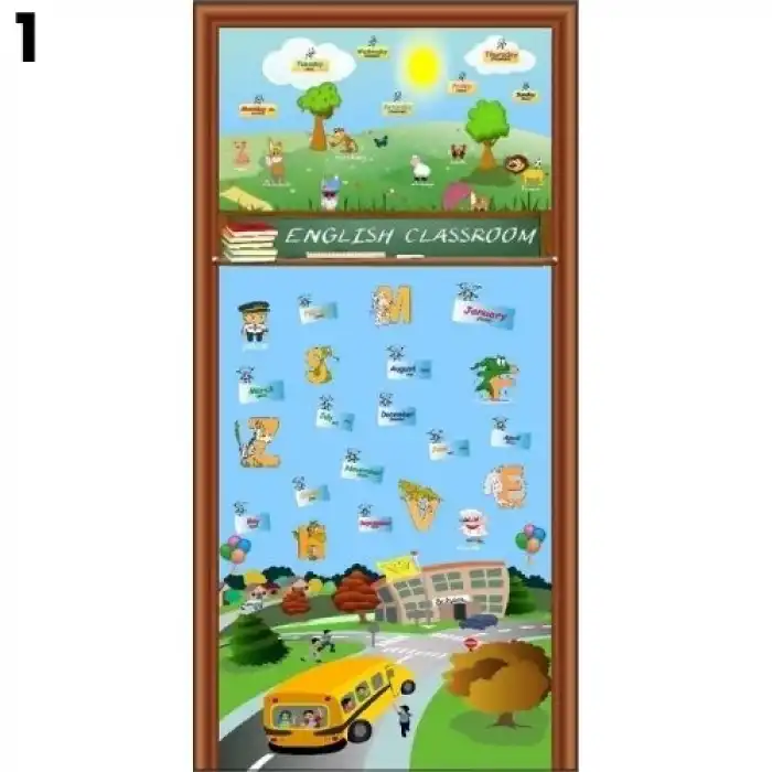 İngilizce Dersliği Kapı Giydirme