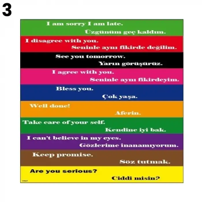 İngilizce Merdiven Yazısı Modelleri