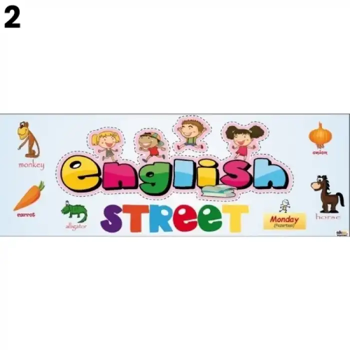 İngilizce Sokağına Hoş Geldiniz Kiriş Yazısı Çeşitleri