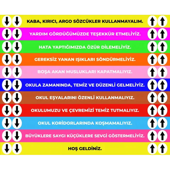 Değerler Eğitimi Merdiven Yazısı 1