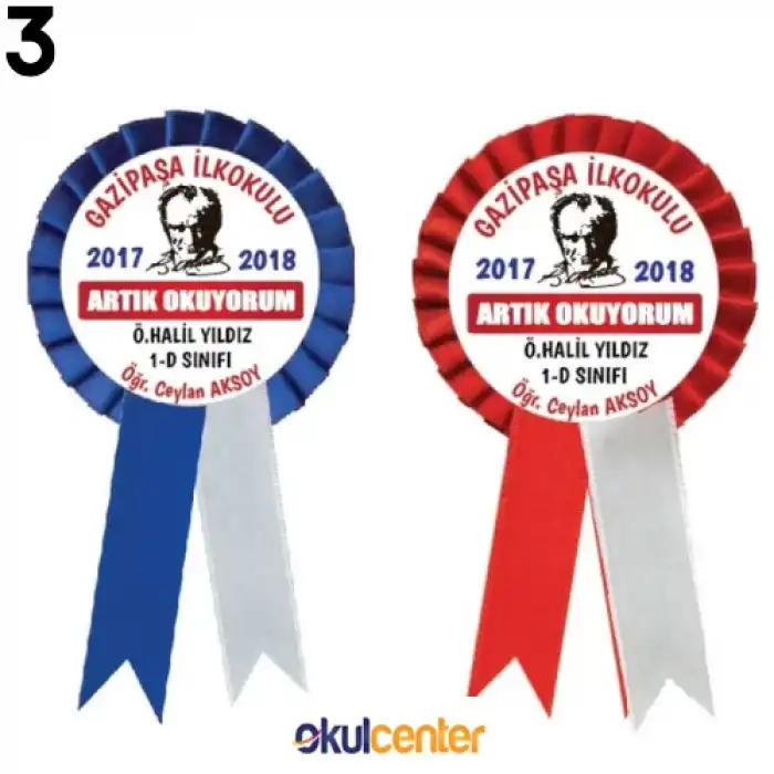 İsimli Artık Okuyorum Kokartı