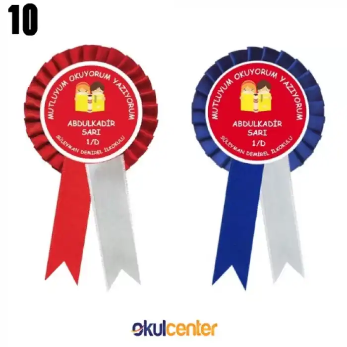 İsimli Artık Okuyorum Kokartı