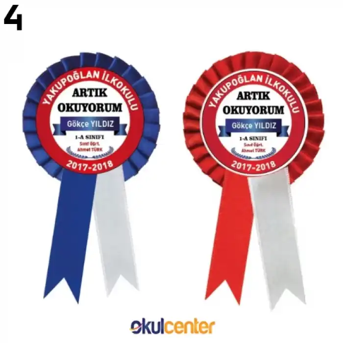 İsimli Artık Okuyorum Kokartı