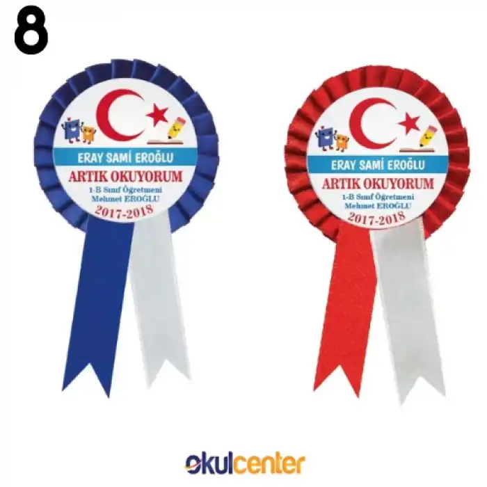 İsimli Artık Okuyorum Kokartı