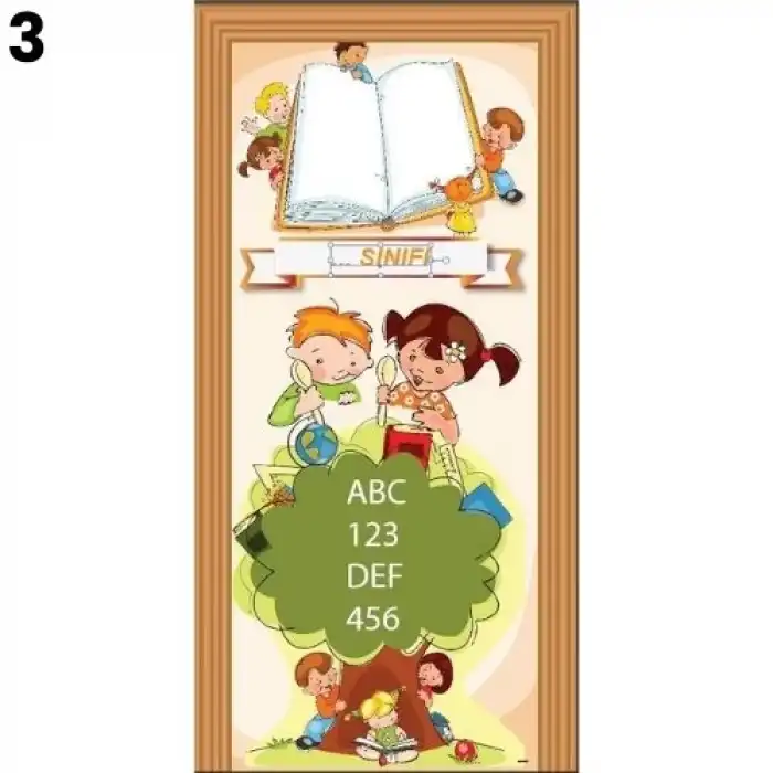 İsimli İlkokul Kapı Giydirme Çeşitleri