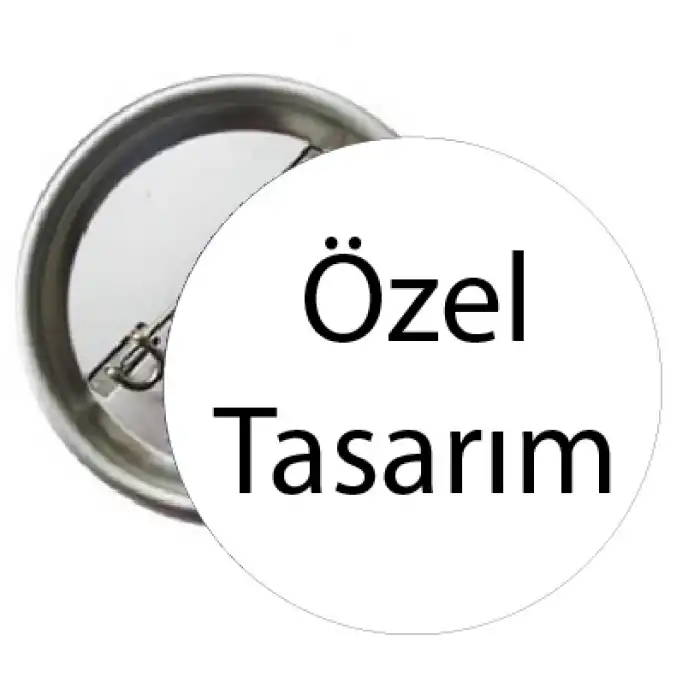 Kendin Tasarla Baskılı Rozet