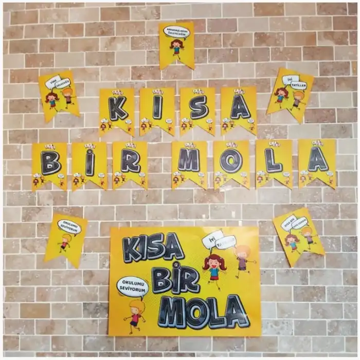 Kısa Bir Mola Afiş Seti