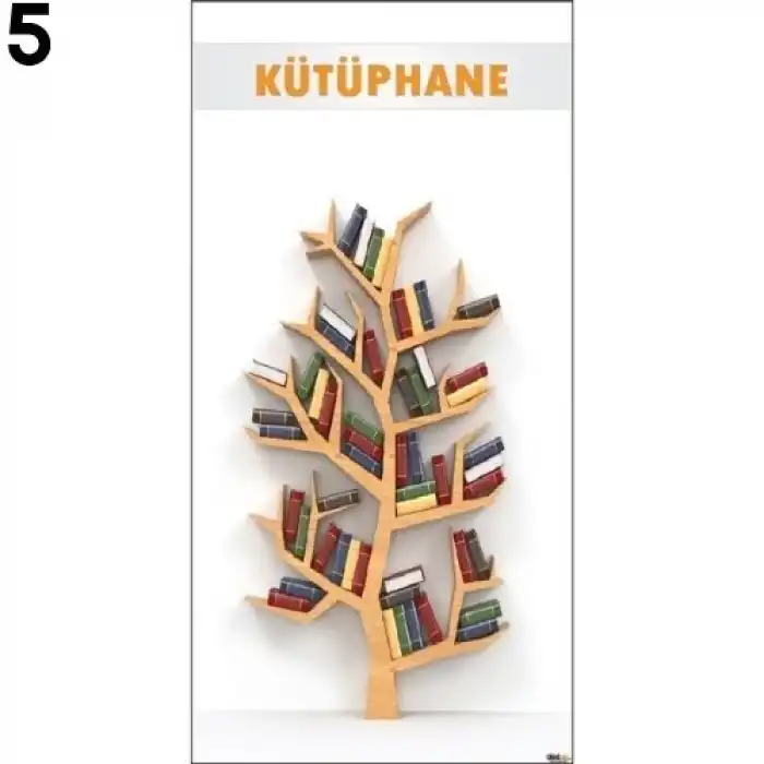 Kütüphane Kapı Giydirme