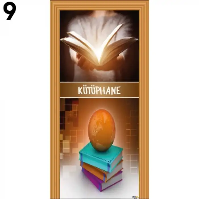 Kütüphane Kapı Giydirme