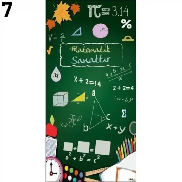 Matematik Dersliği Kapı Giydirme