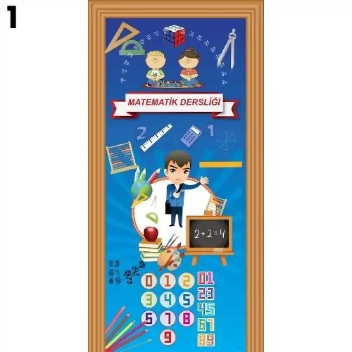 Matematik Dersliği Kapı Giydirme