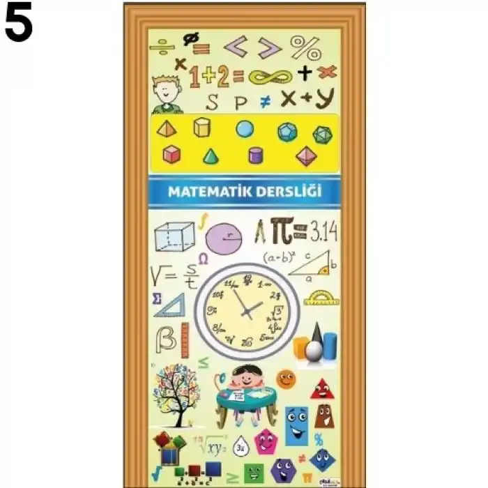 Matematik Dersliği Kapı Giydirme