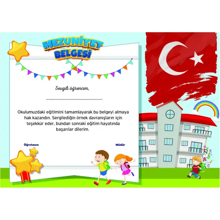 Mezuniyet Belgesi 3