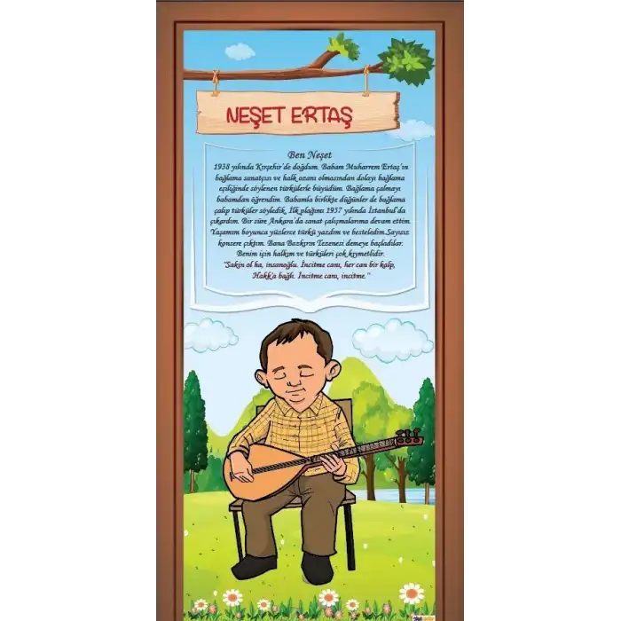 Neşet Ertaş Kapı Giydirme