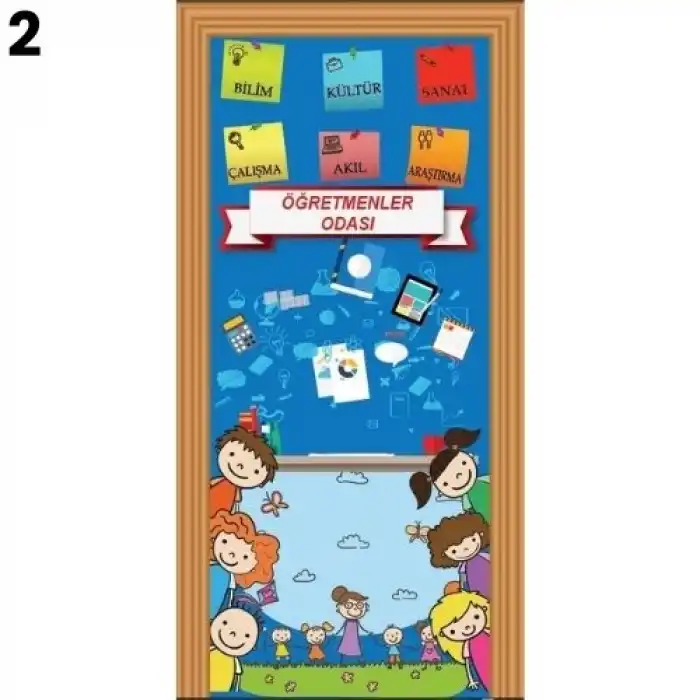 Öğretmenler Odası Kapı Giydirme