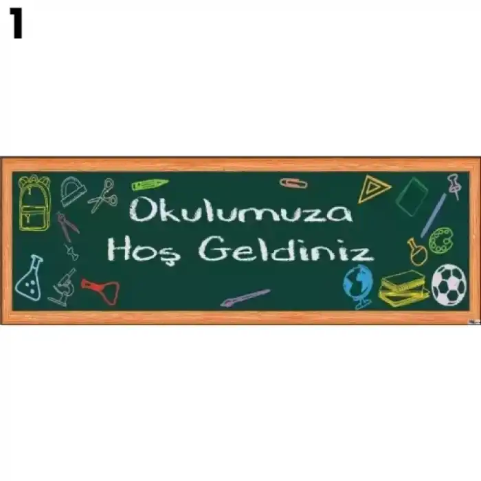 Okulumuza Hoş Geldiniz Kiriş Yazısı Çeşitleri