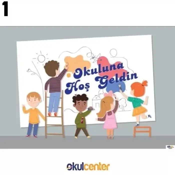 Okuluna Hoş Geldin Afişi