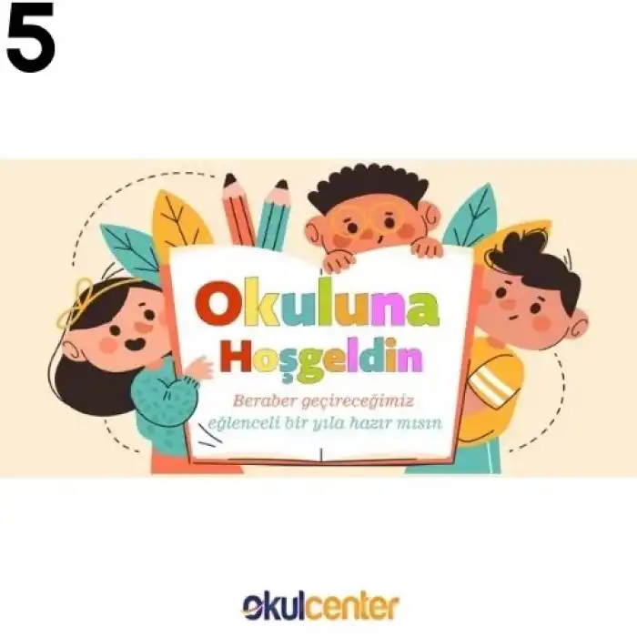 Okuluna Hoş Geldin Afişi