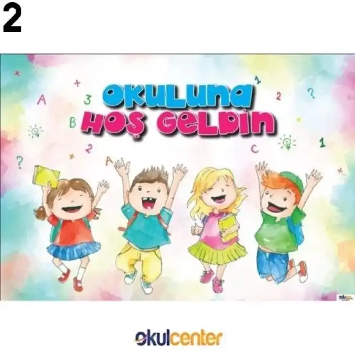 Okuluna Hoş Geldin Afişi