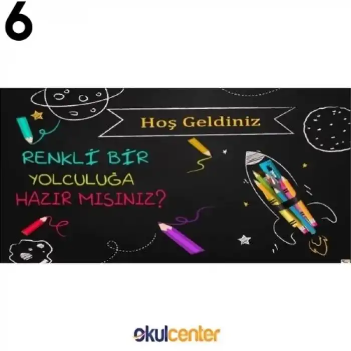 Okuluna Hoş Geldin Afişi