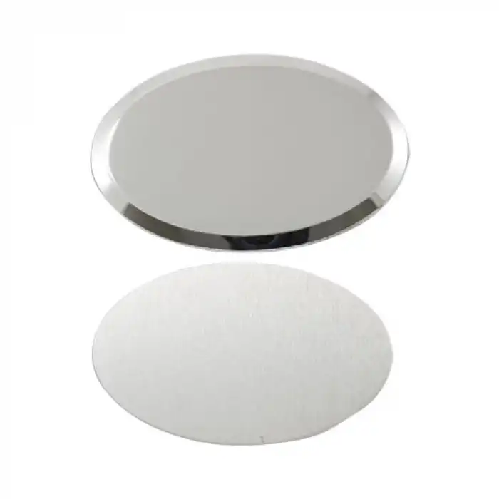 Oval Metal Yaka İsimliği (gümüş)