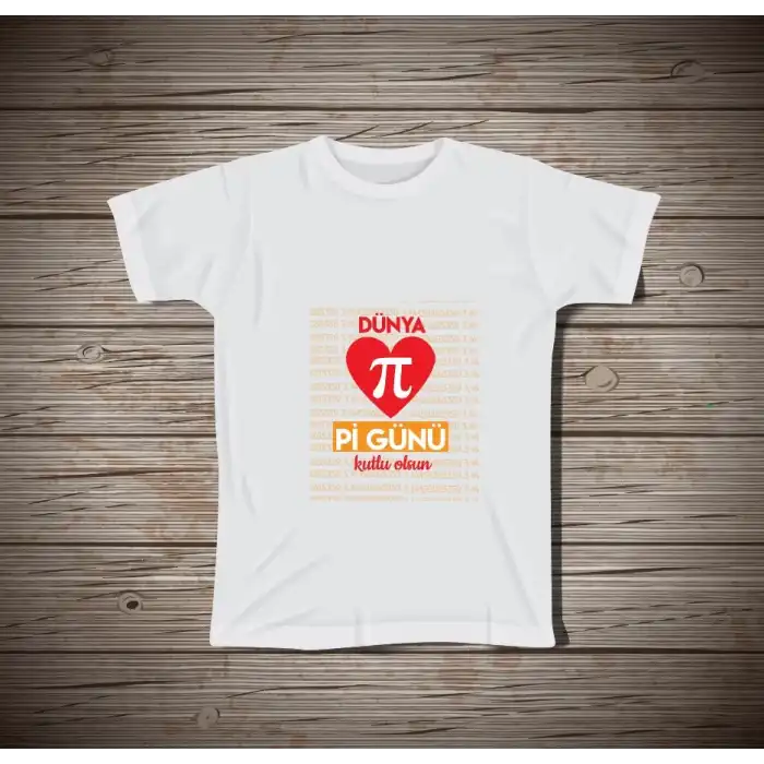 Pi Günü Baskılı Tişört 1
