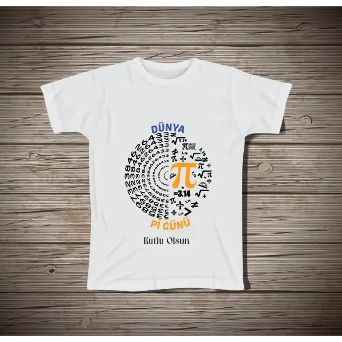 Pi Günü Baskılı Tişört 2