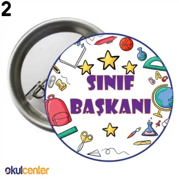 Sınıf Başkanı Öğrenci Rozeti