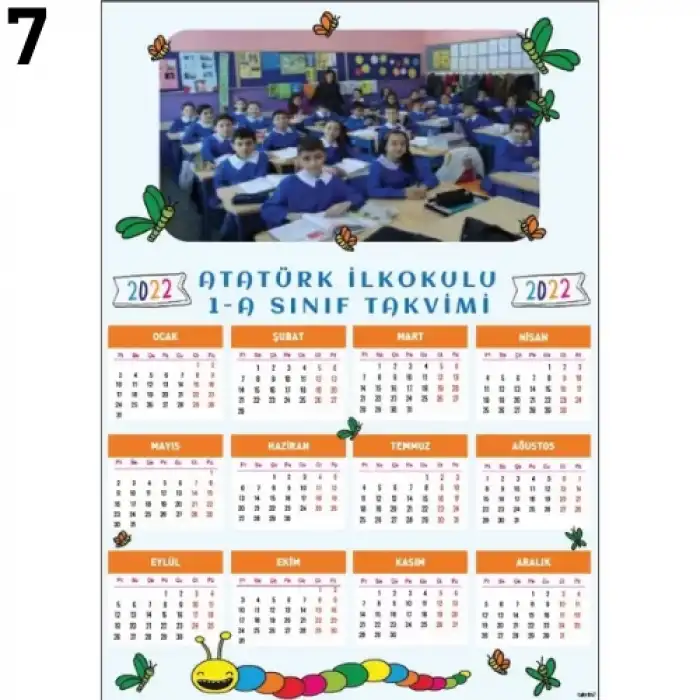 Sınıfa Özel Takvim ile öğrencilerinizin zaman yönetimini kolaylaştırın. Kişiselleştirilmiş ve eğlenceli tasarım. Şimdi satın alın ve sınıfınızı düzenleyin!