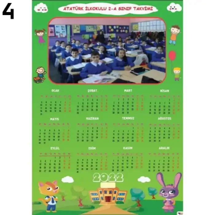 Sınıfa Özel Takvim ile öğrencilerinizin zaman yönetimini kolaylaştırın. Kişiselleştirilmiş ve eğlenceli tasarım. Şimdi satın alın ve sınıfınızı düzenleyin!