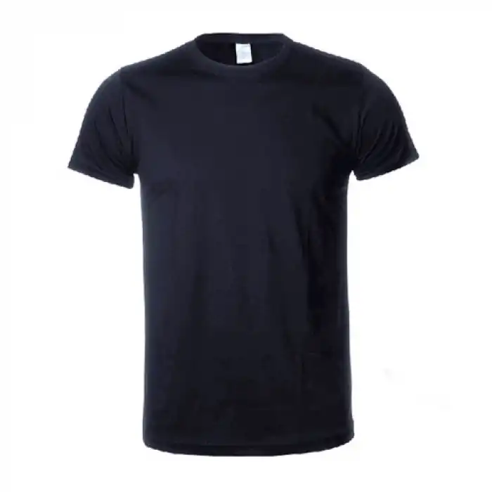 Baskılı Siyah Tişört % 100 Pamuklu (Yetişkin)