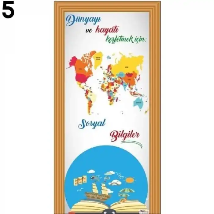 Sosyal Bilgiler Kapı Giydirme