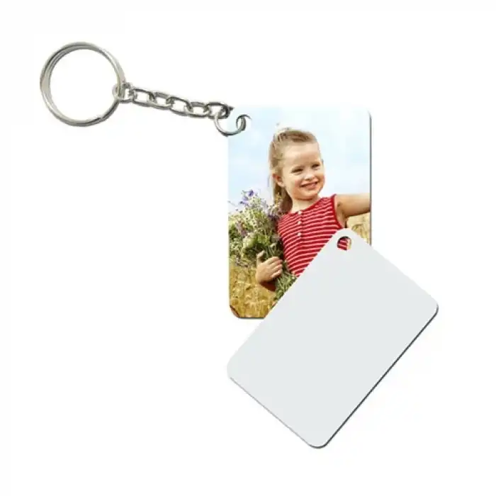 Sub.Dikdörtgen Metal Anahtarlık 4x6 cm