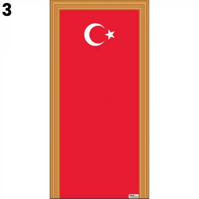Türk Bayrağı Kapı Giydirme