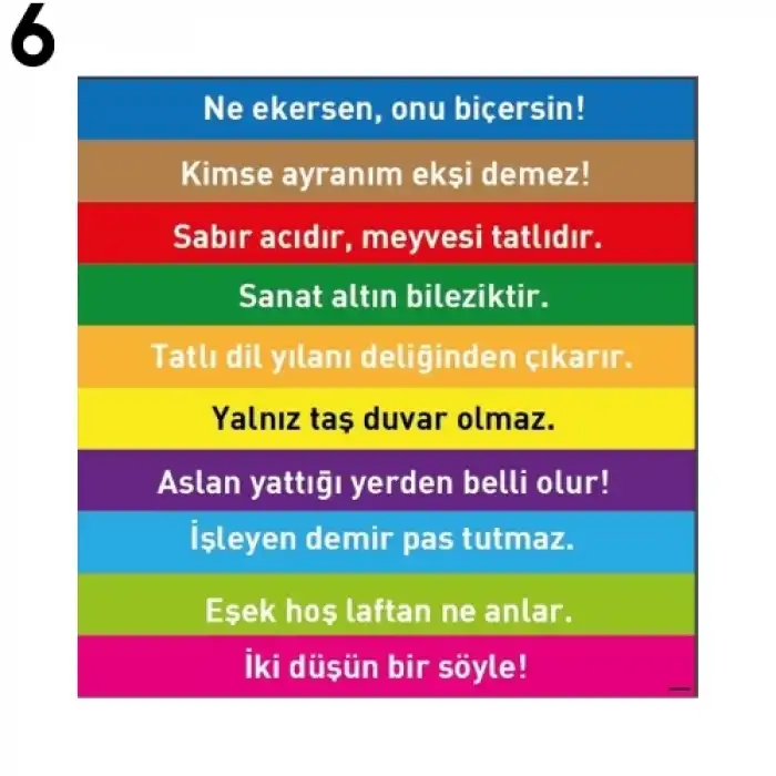 Türkçe Merdiven Yazı Çeşitleri