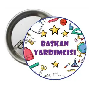 Başkan Yardımcısı Öğrenci Rozeti 2