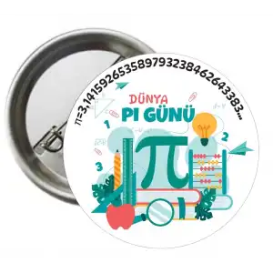 Dünya Pi Günü Rozeti 1