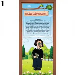 Halide Edip Adıvar Kapı Giydirme