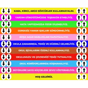 Değerler Eğitimi Merdiven Yazısı 1