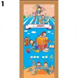 İsimli İlkokul Kapı Giydirme Çeşitleri