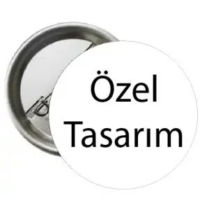 Kendin Tasarla Baskılı Rozet