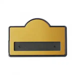 Kubbeli Sürgülü Metal Yaka İsimliği (altın)